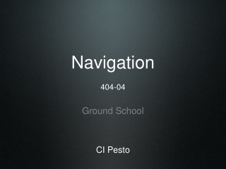 Navigation 404-04