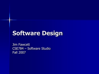 Software Design