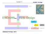 ENG6090 VLSI Design