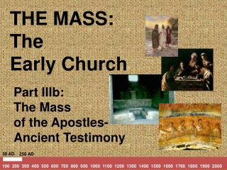 THE MASS: The  Early Church