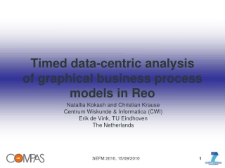 Timed data-centric analysis  of graphical business process models in Reo