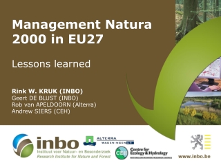 Management Natura 2000 in EU27