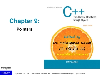 Chapter 9: Pointers