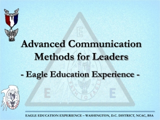 Advanced Communication Methods for Leaders