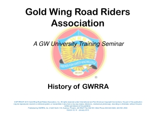 History of GWRRA