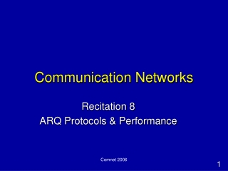 Communication Networks