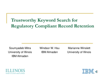 Trustworthy Keyword Search for Regulatory Compliant Record Retention