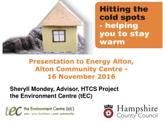 Presentation to Energy Alton, Alton Community Centre -  16 November 2016