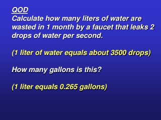 Water Resources