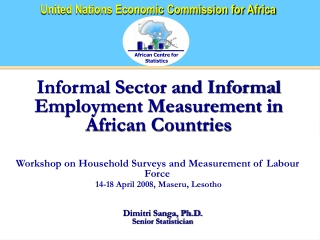 Informal Sector and Informal Employment Measurement in African Countries