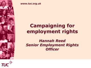 Campaigning for employment rights