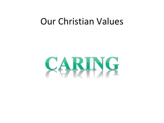 Our Christian Values