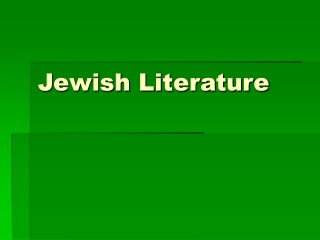 Jewish Literature