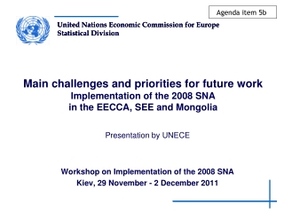 Presentation by UNECE Workshop on Implementation of the 2008 SNA
