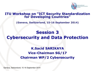 Session  3 Cybersecurity and Data Protection