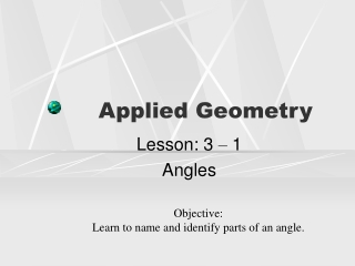 Applied Geometry