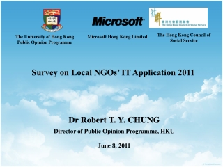 Survey on Local NGOs’ IT Application 2011