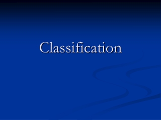 Classification