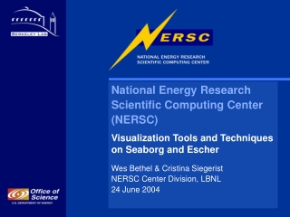 National Energy Research  Scientific Computing Center  (NERSC)