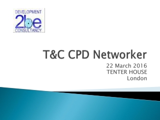 T&amp;C CPD Networker