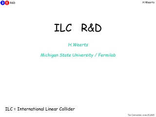 ILC   R&amp;D