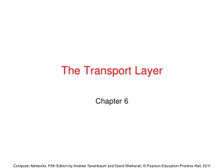 The Transport Layer