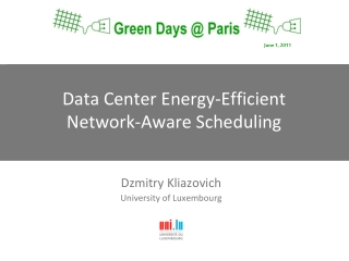 Data Center Energy-Efficient Network-Aware Scheduling