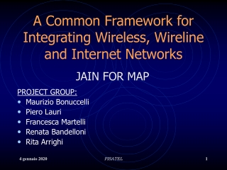 A Common Framework for Integrating Wireless, Wireline and Internet Networks