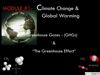 Greenhouse Gases - (GHGs) 	 &amp;       “The Greenhouse Effect”