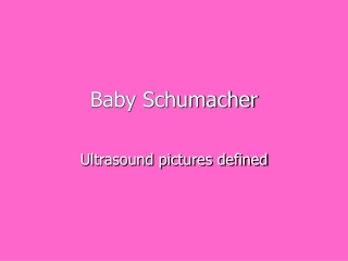 Baby Schumacher