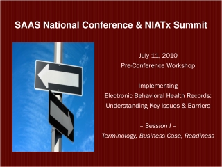 SAAS National Conference &amp; NIATx Summit