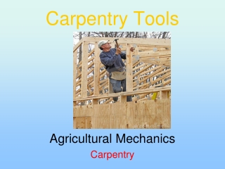 Carpentry Tools