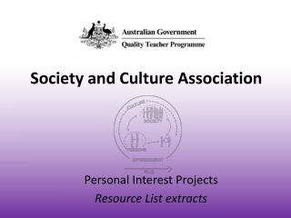 Society and Culture Association