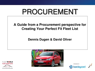 PROCUREMENT