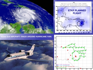 NOAA G-IV AIRCRAFT TRACK AROUND HURRICANE IVAN.