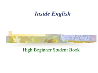 Inside English