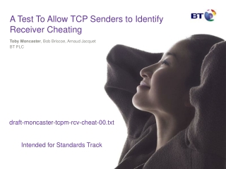 A Test To Allow TCP Senders to Identify Receiver Cheating