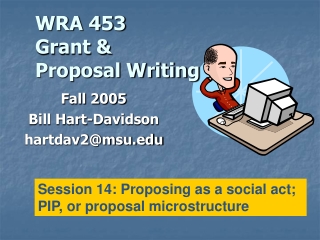 WRA 453 Grant &amp;  Proposal Writing