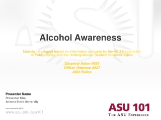 Alcohol Awareness