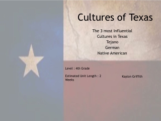 Cultures of Texas