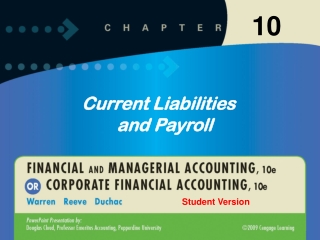 Current Liabilities and Payroll