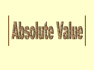 Absolute Value