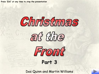 Christmas at the  Front