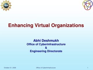 Virtual Organizations (VO)