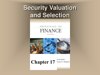 Security Valuation and Selection