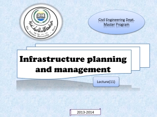 Infrastructure planning and management