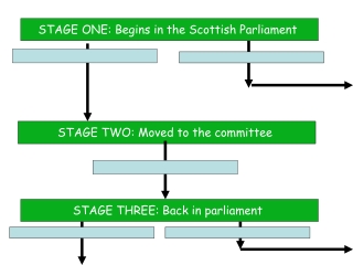 STAGE ONE: Begins in the Scottish Parliament