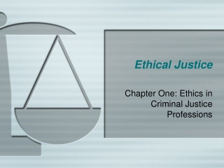 Ethical Justice