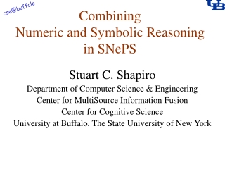 Combining Numeric and Symbolic Reasoning in SNePS