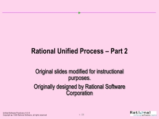 Rational Unified Process – Part 2